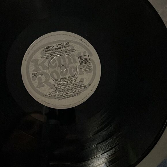 Kenny Rogers- Share Your Love Record 1981 - Picture 7 of 7